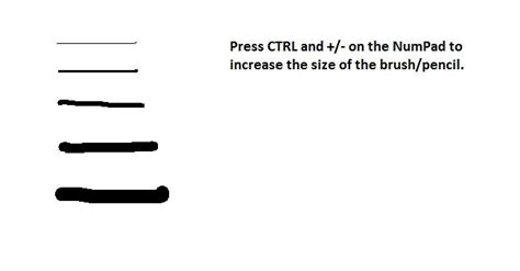 test cases to select pencil thickness in ms paint|ms paint line thickness.